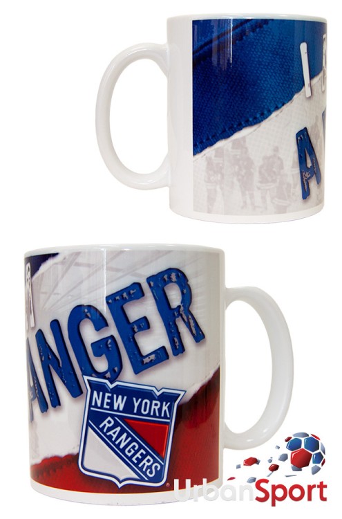 Кружка с эмблемой ХК New York Rangers
