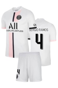 Футбольная форма взрослая Пари Сен-Жермен 2021 2022 SERGIO RAMOS 4 гостевая