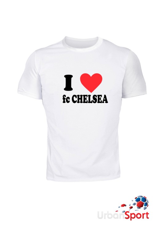 Футболка I love fc Chelsea