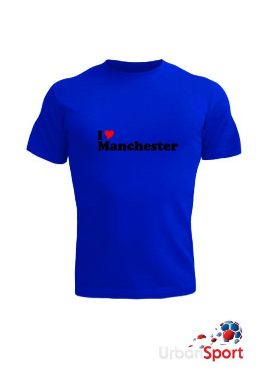 Футболка I love Manchester