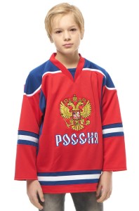 Хоккейный свитер Россия детский