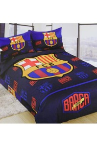 Постельное бельё ФК Барселона 1.5 спальное с одной наволочкой