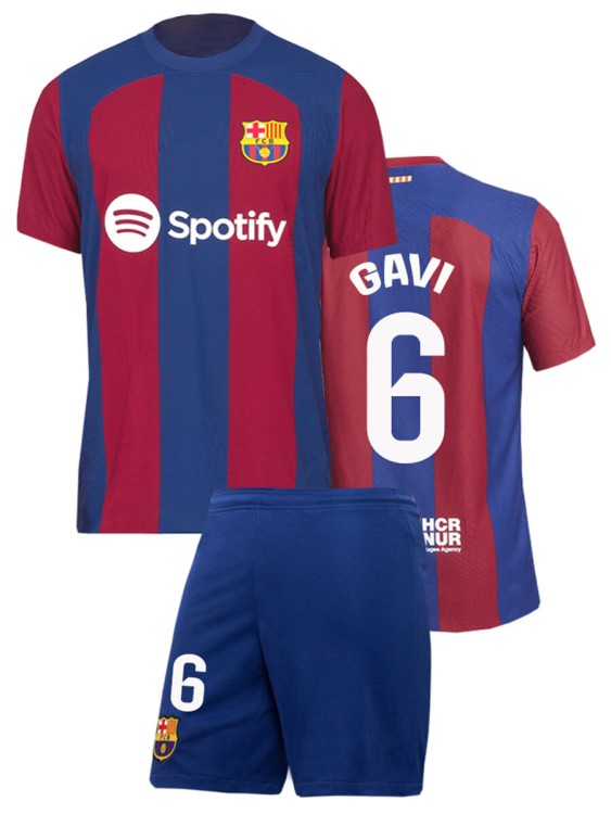 Футбольная форма детская Барселона 2023 2024 GAVI 6