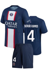 Футбольная форма детская Пари Сен-Жермен 2022 2023 SERGIO RAMOS 4