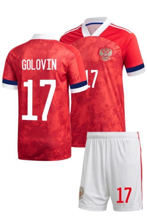 Футболка и шорты детские Россия GOLOVIN 17