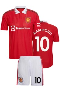 Футбольная форма детская Манчестер Юнайтед 2022 2023 RASHFORD 10