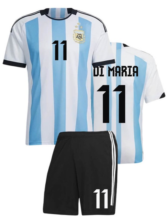 Футбольная форма взрослая сб. Аргентины 2022 2023 DI MARIA 11