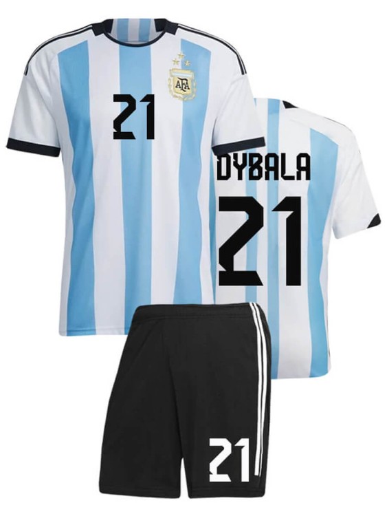 Футбольная форма детская сб. Аргентины 2022 2023 DYBALA 21