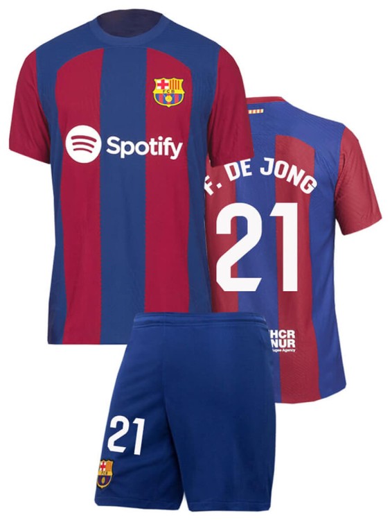 Футбольная форма взрослая Барселона 2023 2024 F. DE JONG 21
