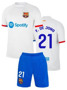 Футбольная форма детская Барселона 2023 2024 F. DE JONG 21